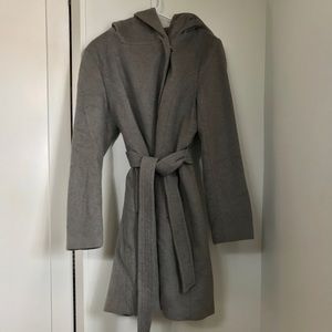 New W/O tags wool coat with hood
